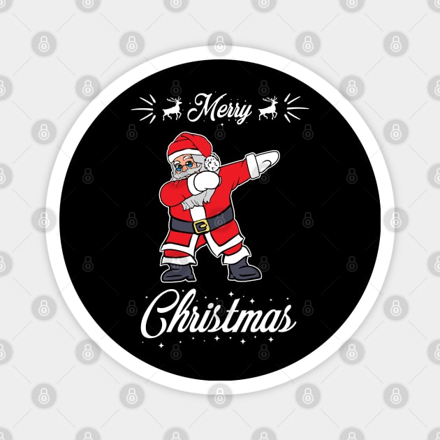 Dabbing Santa Magnet by Dojaja